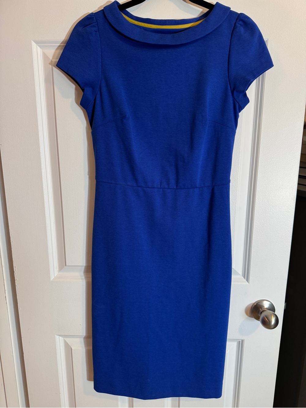 Boden Cobalt Blue Midi Sheath Dress